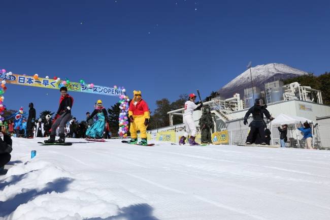 日本一早くオープンするスキー場「yeti（イエティ）」は10/21から