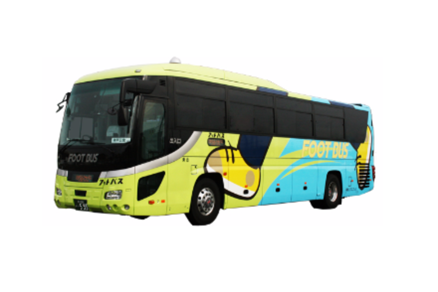 フットバス 高速バス昼行便の全車にフリーWi-Fi・コンセントを4/1から