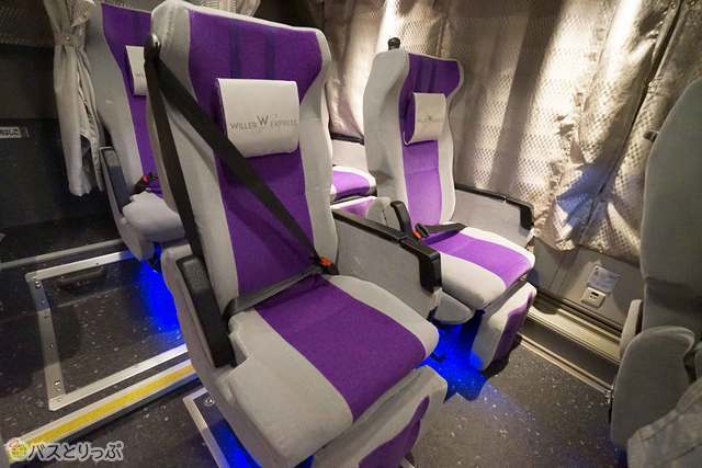 WILLER EXPRESS（ウィラーエクスプレス）3列独立シート「コモド」に大