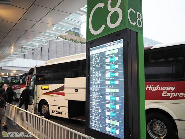 Bus stop at C8 of C area