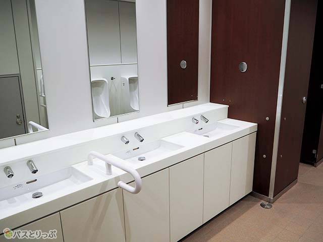Toilet of Koshu highway side after renewal
