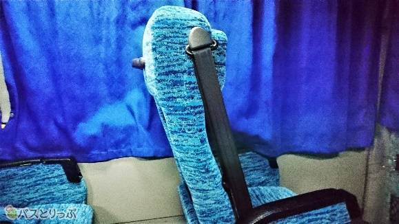 フリーストップタイプのシートなので体勢に合わせた位置で固定できます