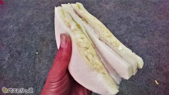 札幌・サンドリアのダブルエッグハムサンド