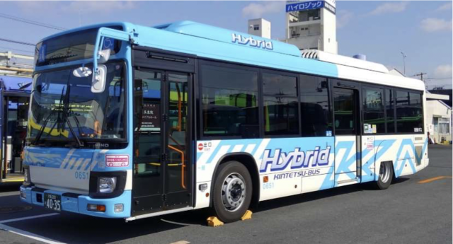 ハイブリッドバス(日野)