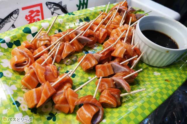 サーモンも甘くて美味しいです