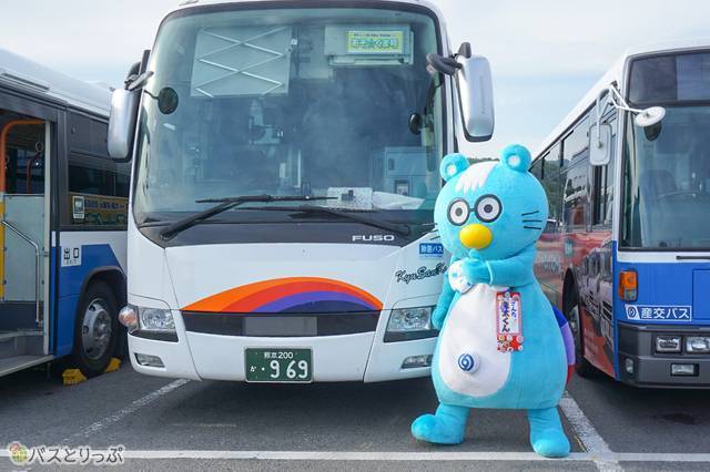 「バスキャラ選手権」2位の産太くん