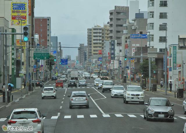 国道36号を走行中