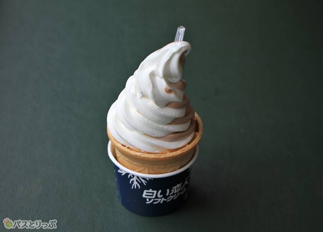 白い恋人ソフトクリーム