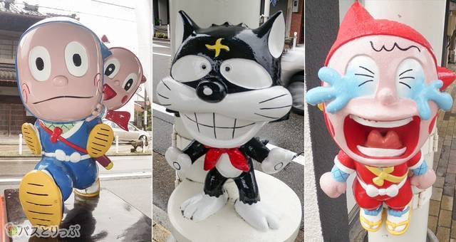 これはかわいい！ 富山県高岡・氷見は藤子不二雄A先生ワールドが炸裂し