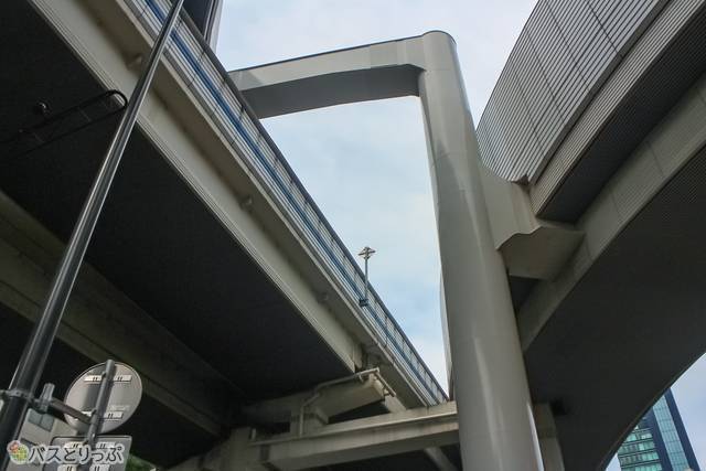池尻大橋駅　国道246上の高架