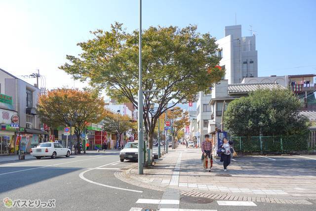 別府デカ弁本舗から別府駅までの道