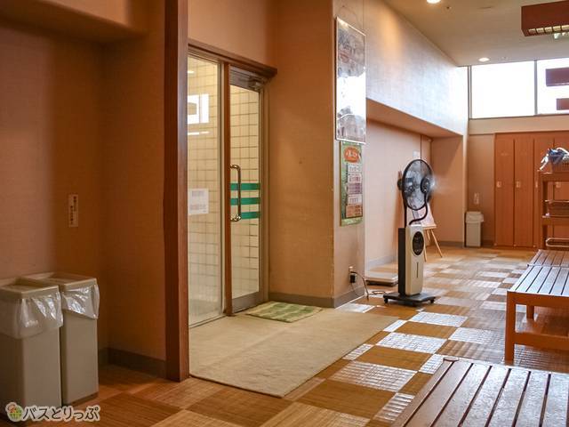 「ゆうゆうプラザ」の脱衣場
