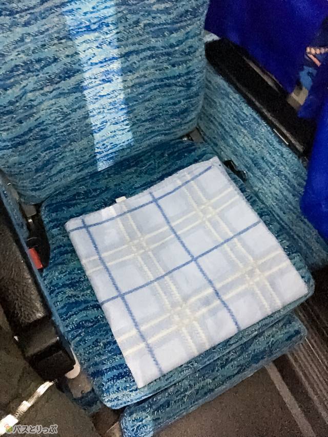 今回座る2Aの座席