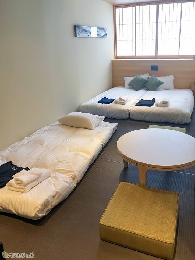 モダンルームの内部（3人用）