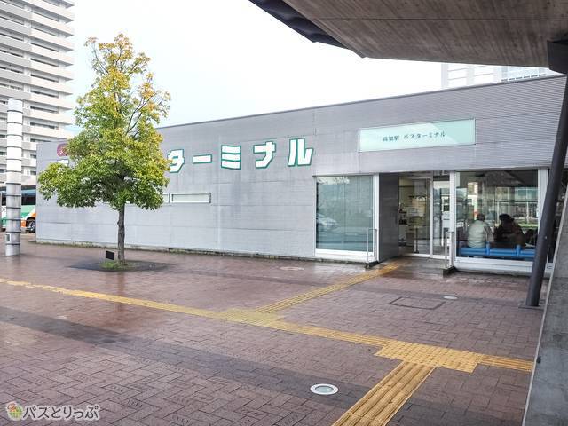 待合室の外観