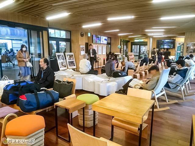 駅の待合室