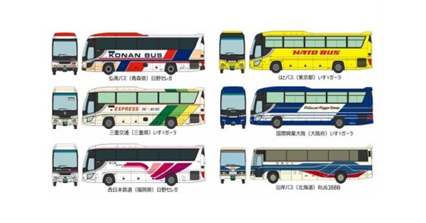 12種＋シークレット1種】バスコレ第27弾が12月発売！ 日野セレガ