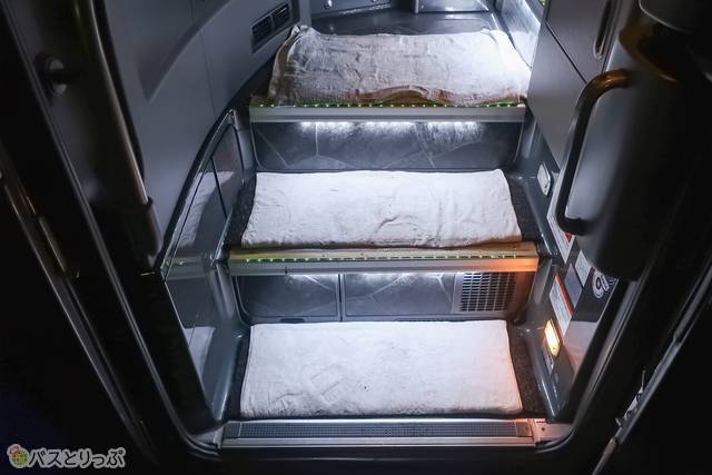 乗車口にタオル！