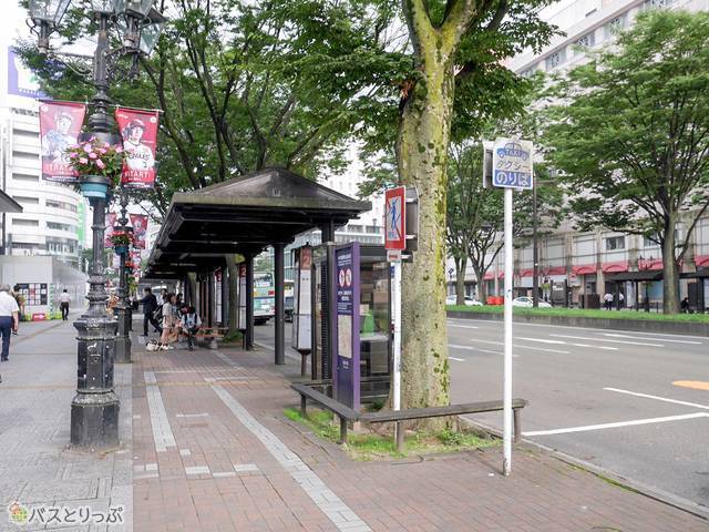 仙台駅西口から徒歩3分の乗り場