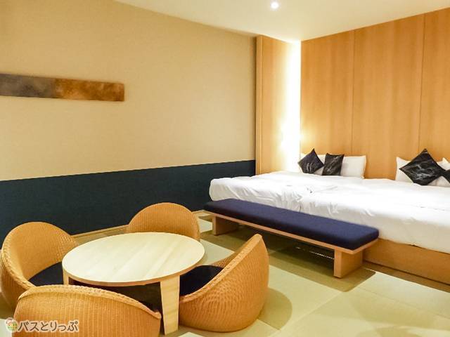 部屋パターンは2つ。どちらも同じラグジュアリー設備が整う