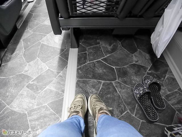 163cmの私が座ってこんな感じ