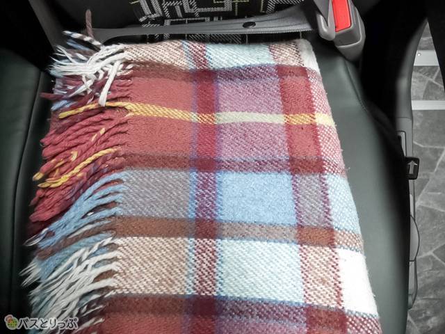 タータンチェックのかわいいブランケット