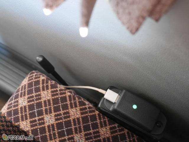 USB充電でバッテリーの心配なし