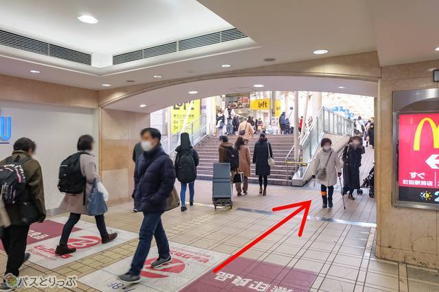 小田急町田駅から町田ターミナルプラザへの行き方