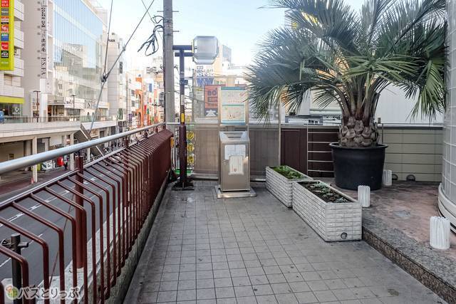 町田ターミナルプラザ前の喫煙所