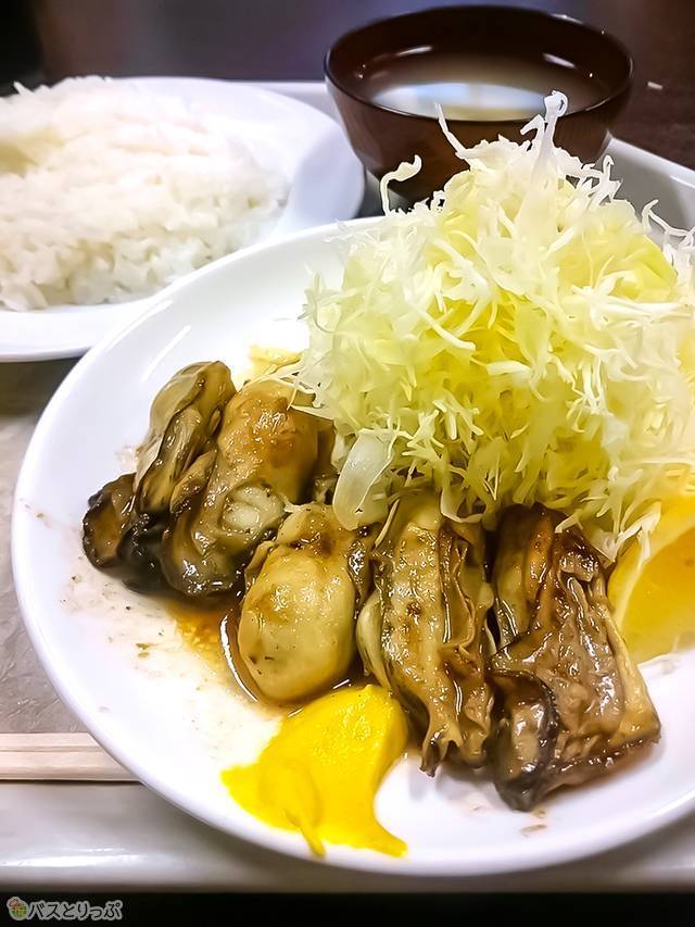 カキバター焼ライス