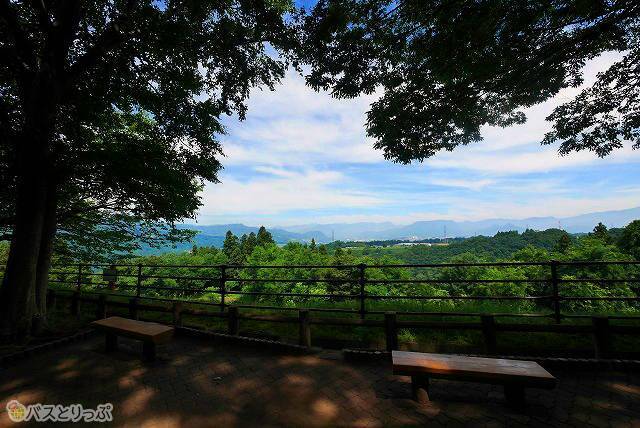 赤城高原SA(下り)からの山脈