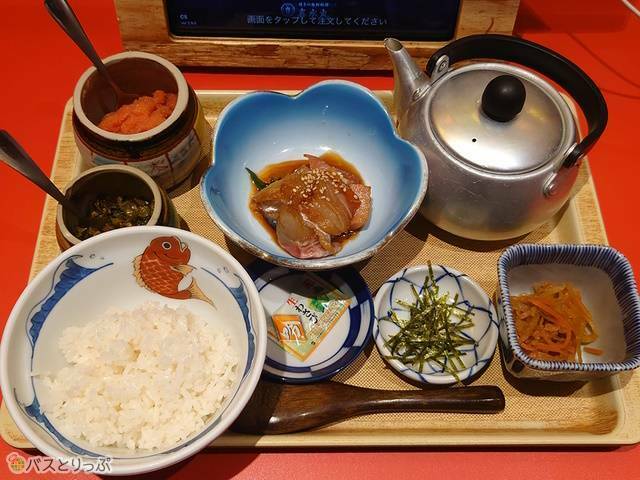 明太子、高菜が食べ放題
