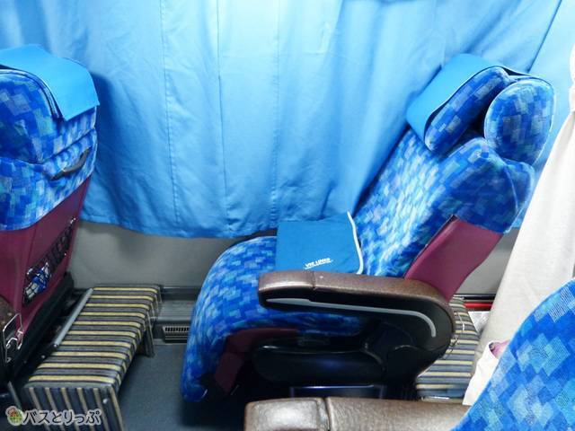 通常状態の座席