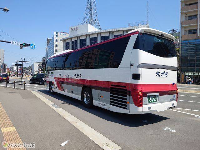 長崎駅前に到着