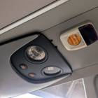 頭上には読書灯・空調・降車ボタン