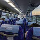 ほぼ満席の車内