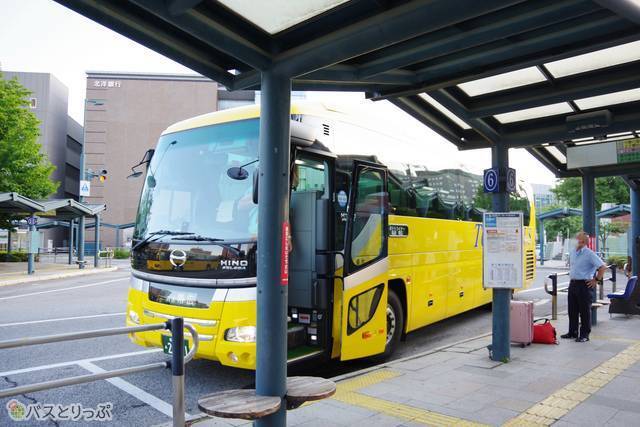 帯広駅前バス停に到着。お疲れ様でした！