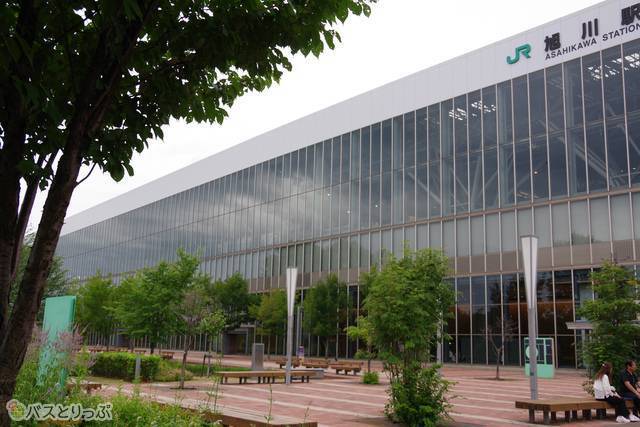 15:15に旭川駅前へ到着！