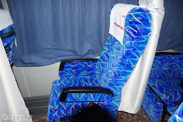 リクライニングを倒す前の状態