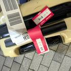 引換券の番号とラベルの番号が合っているかチェック