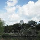 車窓から見える姫路城