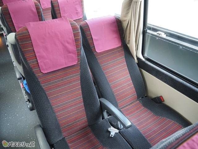 奥がリクライニングした状態です