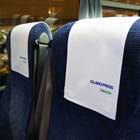 ヘッドカバーは「サラダエクスプレス」のロゴ入り