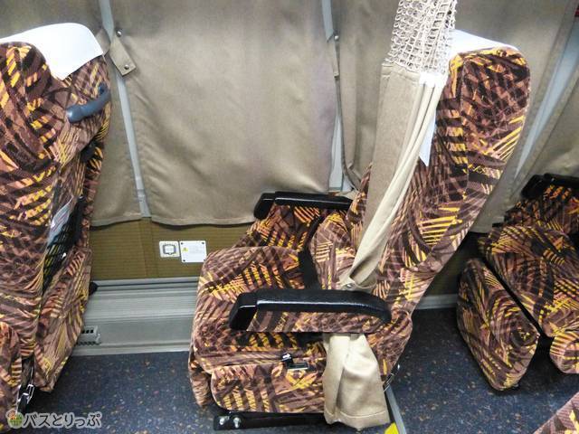 リクライニングを倒す前