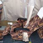 リクライニング・レッグレスト・フットレストを最大限に出した状態