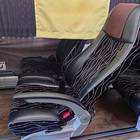 4列シートをリクライニングさせたところ