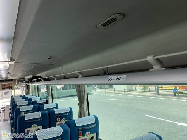 荷物を置く網棚