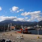 両津港周辺の風景