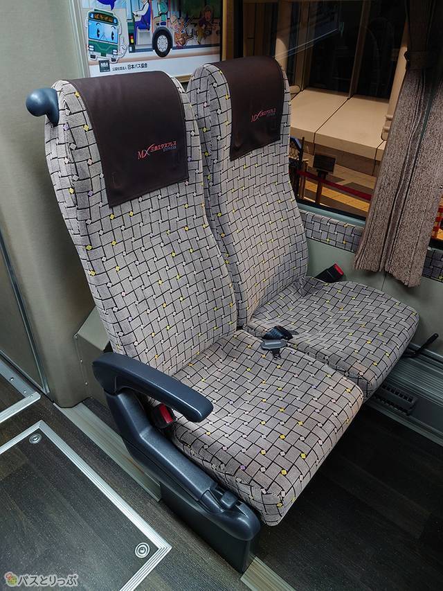 奥に向かって右手のシート