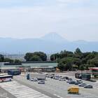 トイレ休憩で立ち寄った双葉SAからの富士山